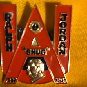 Lions Club Pin Al 1987 Prestige Ralph Shug Jordan